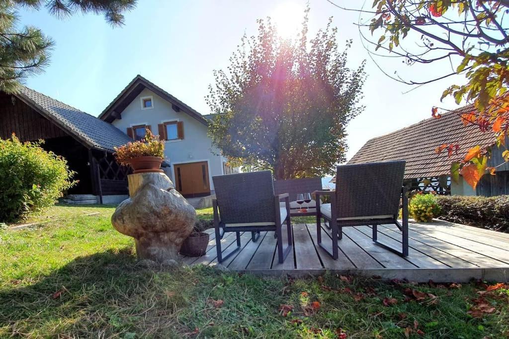 House Pucnk-Beautiful Countryside Villa Zelezniki Exteriör bild